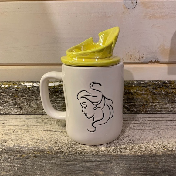 Rae Dunn | Beauty & The Beast “Beauty” Mug w Crown Topper - Picture 2 of 4